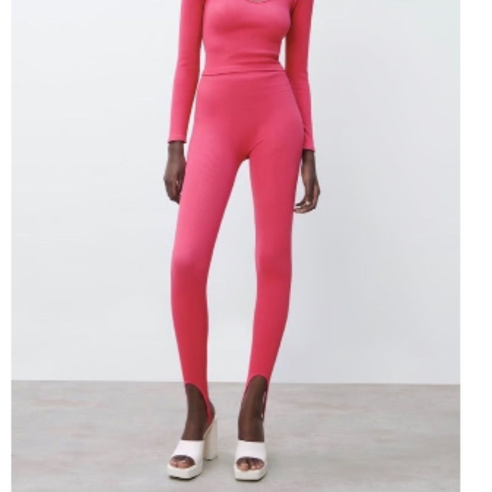 Zara pink leggings